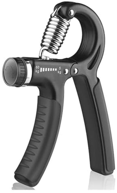 Grip Trainer voor Handkracht en Onderarmkracht - Instelbare Weerstand van 11 tot 130 lbs - Ideaal voor Muzikanten
