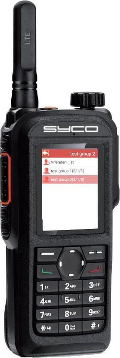 SYCO PPOC-4010 PLUG&PLAY SMARTWALKIETALKIE MET ONBEPERKT BEREIK EN GPS-TRACKING - Portable POC Radio 4G - 3600mAh