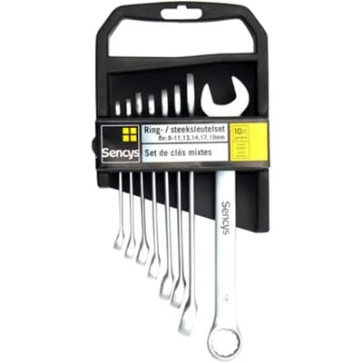 Sencys Ringsteeksleutelset Chroom – 8 Stuks