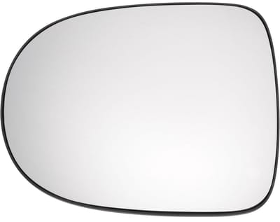 Dailygoods - Achteruitkijkspiegel - Vervangend Glas - Convex - Wit - Verwarmd - Geschikt voor Renault 2010-2013 en 2007-2014