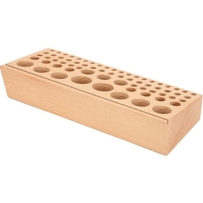 68 Gaten Lederen Gereedschapshouder Beuken Boorgereedschap Opbergorganizer DIY Printplank