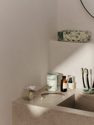 Ferm Living Santany schaal - Ø 9,5 cm - aluminium