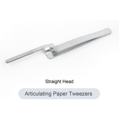 Pince Nigf pour Papier Articulant, Pince à Dents, Instrument Dentaire Droit Courbé pour Dentiste