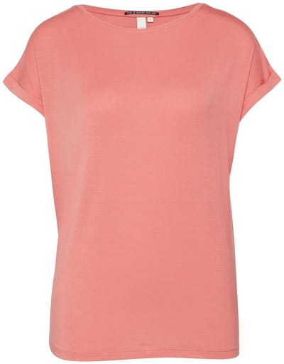 Q/S designed by - T-shirt - Maat M - Vrouwen - wit - Lyocell