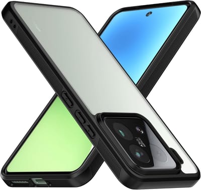 Slim Fit Hoes voor Xiaomi 15 2024 - Hard Back Cover met Zachte TPU Bumper, Schokbestendige Bescherming en Stijlvol Ontwerp (Zwart)