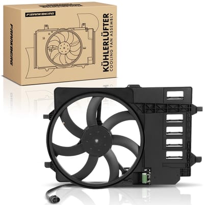 Frankberg 1x Motorradiator enkele ventilator