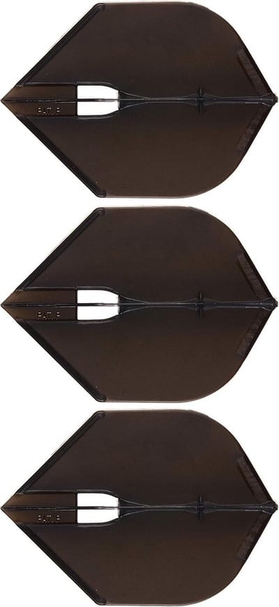 Dart Flights - Vleugels - Precisie Darts - Extra Duurzaam - 4.5 x 2.5 cm - Zwart