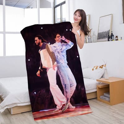 PNL QLF rapper singer Anime Beach Swimming Towel Soft Absorbent Washcloth Children's Gifts for Kids Travel Camping Gym W40*H60(CM)