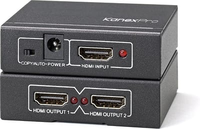 KanexPro 4K HDMI 2-Port Splitter, 1x HDMI in, 2x HDMI uit