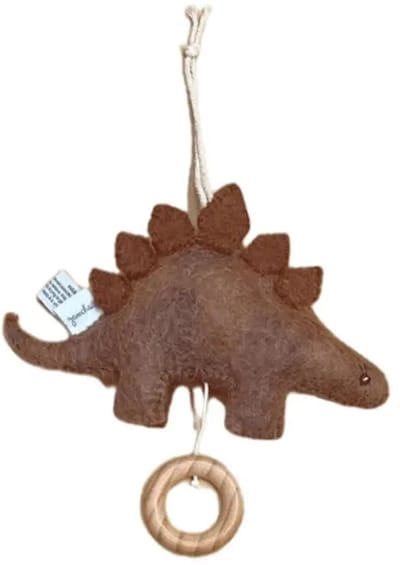 Muziek Mobiel Stegosaurus Bruin - Muziekmobiel