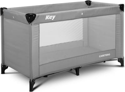 CARETERO - Campingbedje Key Grijs - Reisbed - Reiswieg