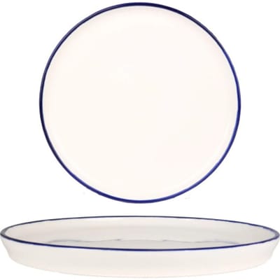 Rinart Dessertbord - Blue Edge - Porselein - 20 cm - set van 6
