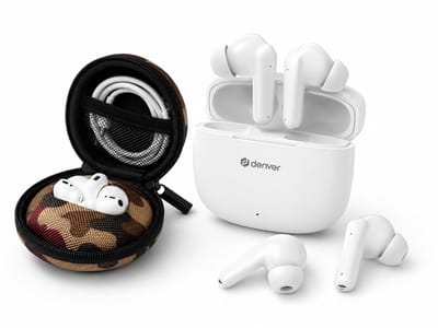 Draadloze - Bluetooth Oordopjes met microfoon + OpbergHoes Army Groen - Bellen Gesprekken - Earphones - Earbuds - Oortjes + Oplaadcase - Wireless Earbuds - Draadloos - Wit