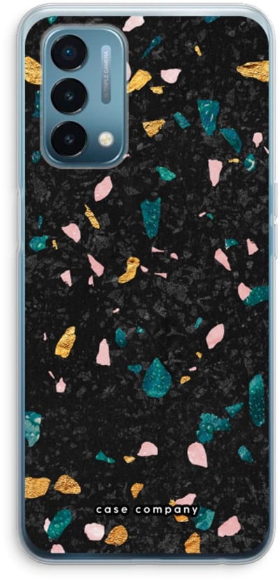 Case Company® - Hoesje geschikt voor OnePlus Nord N200 5G hoesje - Terrazzo N°10 - Soft Cover Telefoonhoesje - Bescherming aan alle Kanten en Schermrand