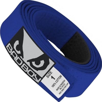 Bad Boy Adult BJJ Rank Belt Braziliaans jiu jitsu Blauw