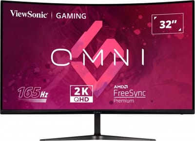 Viewsonic Monitor Vx3218C-2K 31 5 Voor Pc Laptop Qhd 2K Hdmi Dp