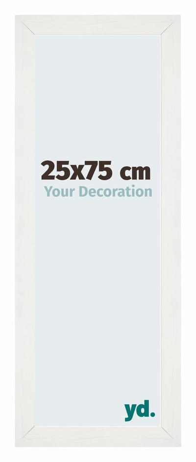 Your Decoration - Fotolijst 25x75 cm - MDF - Wit Geveegd - Mura