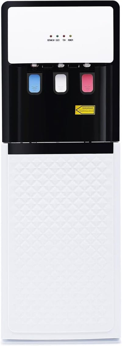 Waterdispenser Staand - Apparaat Koelen Verwarmen - Direct Water Tappen - Bottom Loading Ontwerp - 5 Liter Capaciteit - Wit