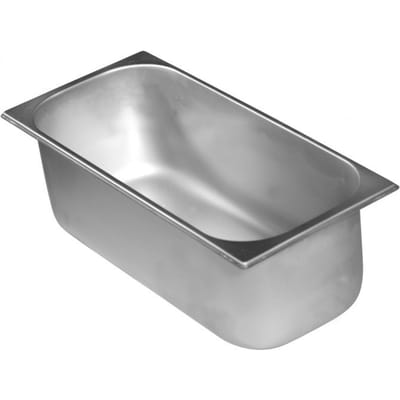 HENDI IJscontainer – professionele kwaliteit – 3,6 liter – roestvrij staal – vaatwasserbestendig