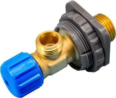 Hoekstopkraan 3/8 inch voor Inbouwreservoir - Universele Vervanging