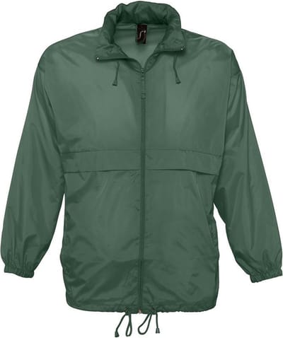 SOL'S Unisex Windbreaker Surf Jacket L889 - Forest Green - L