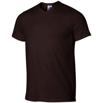 Joma Versalles Short Sleeve Tee 101740-641, Mannen, Bruin, T-shirt, maat: S
