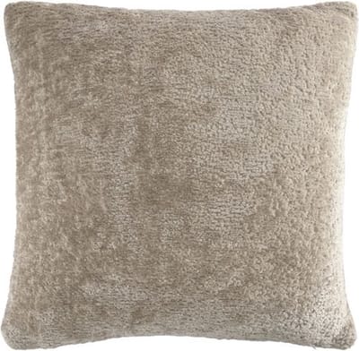 Tiseco - Kussen (gevuld) JULIE - Afneembare hoes - 45x45 cm, taupe