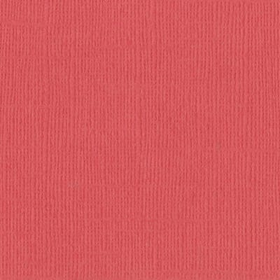 Bazzill Textuurpapier - Mono Canvas - 30.5x30.5cm - Flamingo - 25 vellen