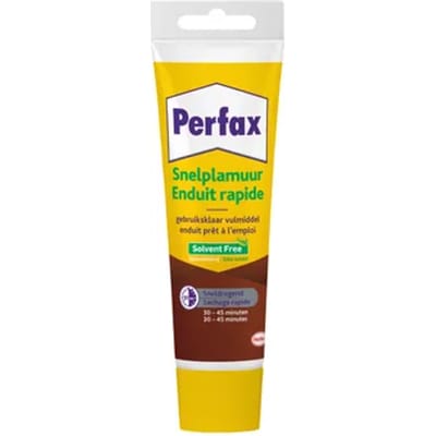 Perfax Snelplamuur 230 g Tube | Muurvuller Flexibel & Toepasbaar | Muurvuller voor Eenvoudige Renovatie Klussen | Muurvul Renovatiemiddel.
