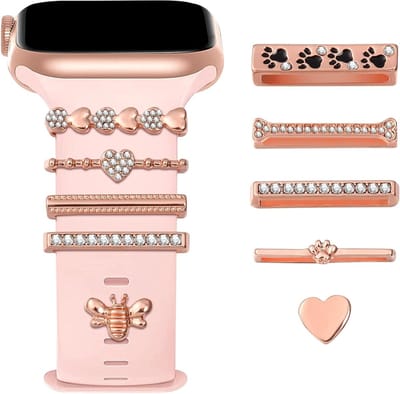Hoge kwaliteit horlogebanden voor Smartwatch Series 8, 7, 6, 5, 4, 3, 2, 1 - 10 stuks met accessoires, rivetten en metalen ringen voor een stijlvolle look