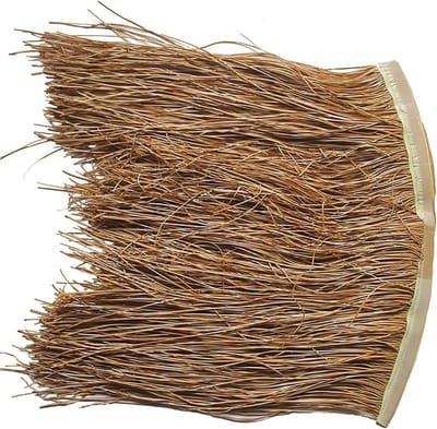 Rieten Dak Decoratie - Stro Dak Bedekking - Tuin Decoratie - Weerbestendig Materiaal - 9 Stuks - Natuurlijk
