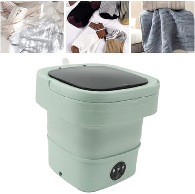 Dailygoods- Opvouwbare Wasmachine 6L - Ingebouwde Dehydrator - Multifunctioneel - Draagbaar - Grote Capaciteit - Eenvoudige Wasruimte - Mini Wasmachine
