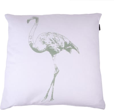 In The Mood Flamingo - Sierkussen - Ivoor/Faded Mint - 50x50 cm
