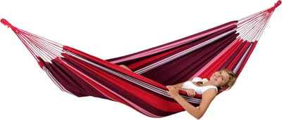 Hangmat L-formaat met weerbestendig EllTex-materiaal | 210 x 140 cm | tot 150 kg