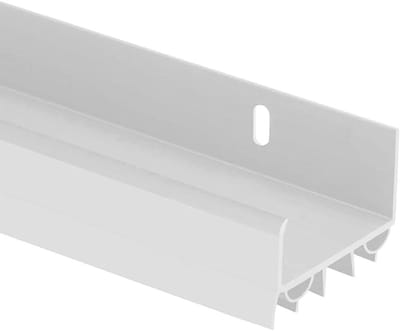 PVC Schuifdeur Bodem - Kunststof Weerstrip - Deuren Afdichten - Ingebouwde Druppeldop - 3 voet - Wit