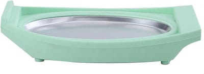 IJsmachine Gerolde Ijscreatie - Doe-het-zelf Dessert - Thuis IJspret - Voedselveilige Aluminium Lade - 21 Pond Capaciteit - Groen