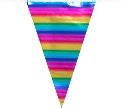 Boland - Foliereuzenvlaggenlijn regenboog Multi - Regenboog - Regenboog