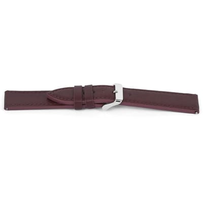 Horlogeband G722 Bordeaux Rood H79 Leder 20x18mm