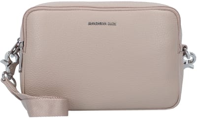 MANDARINA DUCK Leren Schoudertas Mellow Leather Crossbody Camera Bag Warm Taupe