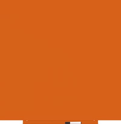 Rocada whiteboard - Skincolour - 100x100cm - oranje gelakt - RO-6425R-2008