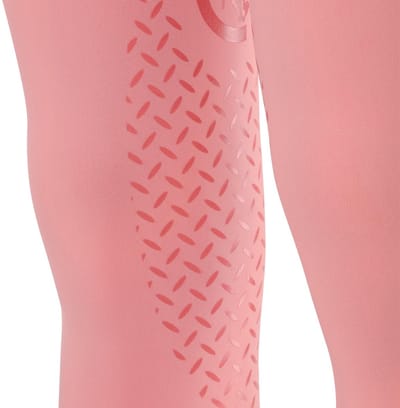Kentucky Horsewear - Rijbroek Miami – Meisjes – Rijlegging met Knee Grip – Oud Roze – Maat 130 – Ademend & Elastisch