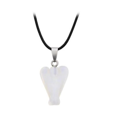 Bixorp Gems Opaliet Engeltje Ketting - Edelstenen Engel aan koord