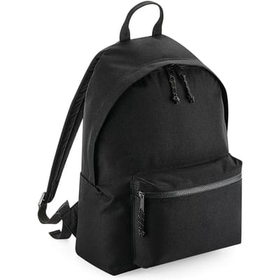 BagBase Recycled Backpack BG285 - Black - 31 x 42 x 21 cm