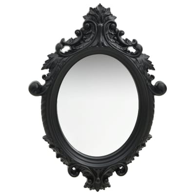 vidaXL - Wandspiegel - kasteel - stijl - 56x76 - cm - zwart