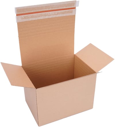 Karton VP50 Serie - Karton met Automatische Bodem - 310x220x135-225mm - Verstelbare Hoogte - 20 stuks