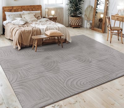 Paco Home Vloerkleed Woonkamer Laagpolig Patroon Scandinavisch Boho Patroon Geometrisch 80x150 cm