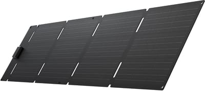 Draagbaar Zonnepaneel - Opvouwbaar Paneel - Energie Opwekken - Hoog Rendement - 60 Watt - Zwart