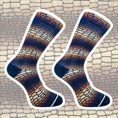 Sock My Feet Viper - Grappige sokken heren - Maat 39-42 - Slangen - Funny Socks - Vrolijke sokken - Leuke sokken - Fashion statement - Gekke sokken - Grappige cadeaus voor Kerst - Socks First. Nieuwe collectie najaar 2023
