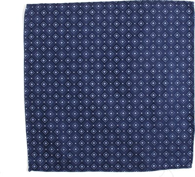 TRESANTI | BOBO | Zijden pochet geruit | Navy
