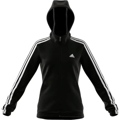 Kinder sweatshirt met capuchon en ritssluiting adidas Essentials 3S